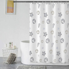 Shower Curtain White 180x200 Cm Waterproof Textile,washable Bath Curtain with 12 Shower Curtain Rings,polyester Shower Curtains with Weight Bottom,und