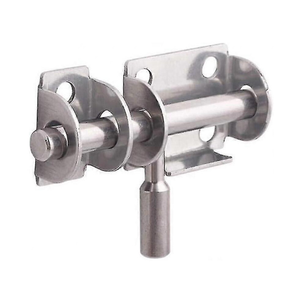 Stainless Steel Gate Latch Door Sliding Latch Safety Security Door Lock for Barn Door Latch Hardware Slide Bolt 2.5 X 1 X 0.28 Inch - PJ