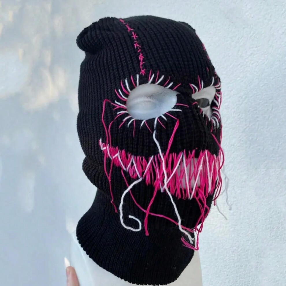 (6) Festival Decoration Hooded Halloween Balaclava Handmade Party Beanie Cap Vintage Face Mask for Men Women-image-OPC-PHKNTGF-NEW