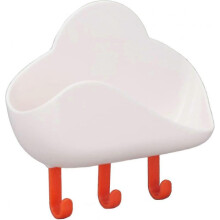 (White) Wall Hook Strong Adhesive Nail Free Wall Hanging Hook Wall Mounted Hook For Bathroom Kitchen Bedroom(white)