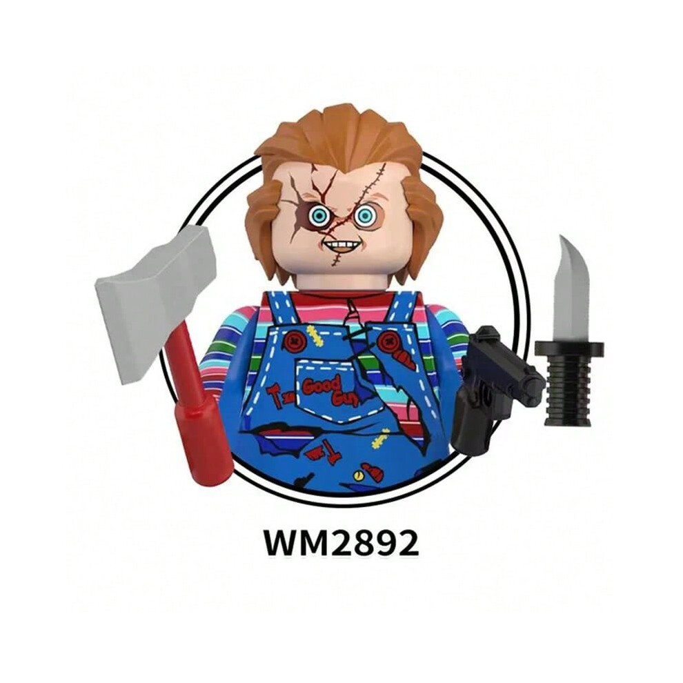 (Without Box) Horror Movie Series Freddy Vs.Jason Mini Action Figures Dolls Model Building Blocks Thrilling Ghosts Souls Bricks Kit Toys Gift-image-OPC-PHKNTJT-NEW