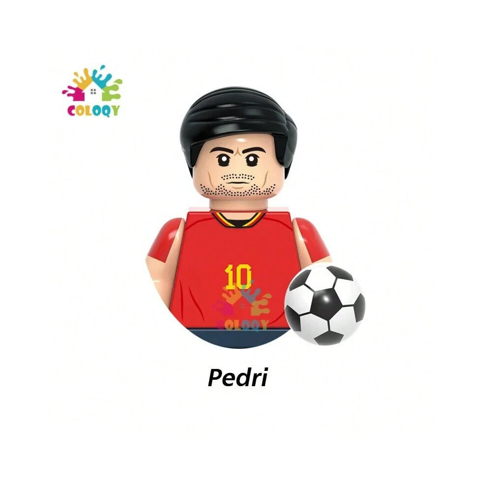 (1 Pcs-14) Kids Toys Football Stars Building Blocks Sport Player Bailey Messi Ronaldo Mini Action Figures Toys For Kids Christmas Gifts-image-OPC-PHKNTM9-NEW