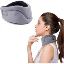 (M) Sleeping Neck Brace - Neck Brace for Neck Pain Relief and Neck Support, Soft Foam Keeps Vertebrae Stable, Relieves Cervical Pressure - PJ