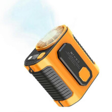 (Lava Orange) Waist Clip Fan, Belt Fan Clip On Waist Portable Cooling Fan, Shirt Fan Clip - Pengj