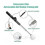 (boxed, Black) Gloryboom Golf Telescopic Club,Retractable Golf Swing Training Aid 2