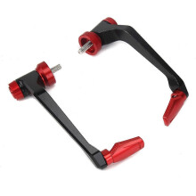(As show, One size) Motorcycle Modification Anti-Fall Horn Brake Hand Guard Bow Cnc Protection Rod 8Mm Screw Fixing Universal