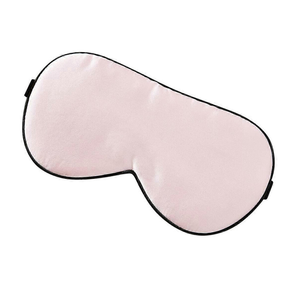 Kikidex Pink (As Show, One Size) Silk Sleep Mask Eye Mask Blindfold Soft Eye Cover Eyeshade