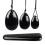 (Black, One size) Muscle Training Eggs, For Pelvic Floor Muscles Training, Jade 2