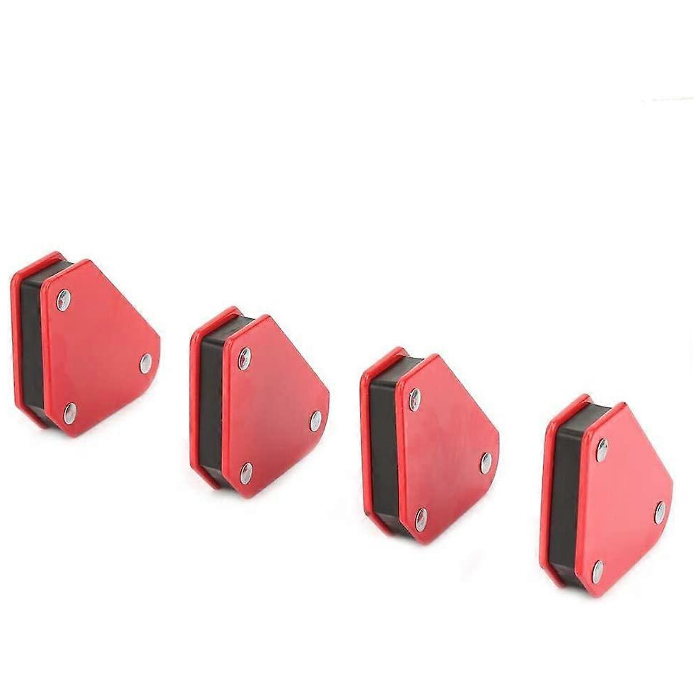 (As Show, One Size) 4Pcs 9Lb Welding Angle Magnetic Locator Magnet Corner Arrows Welder Welding Welding Holder Tool For Fixed Welding 6901262115324