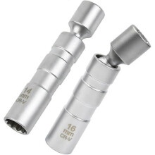 stuks 14mm/16mm bougiesleutel, bougiesleutel, verwijdergereedschap, bougiesleutel, 12-punts magnetische aandrijving voor meer auto's