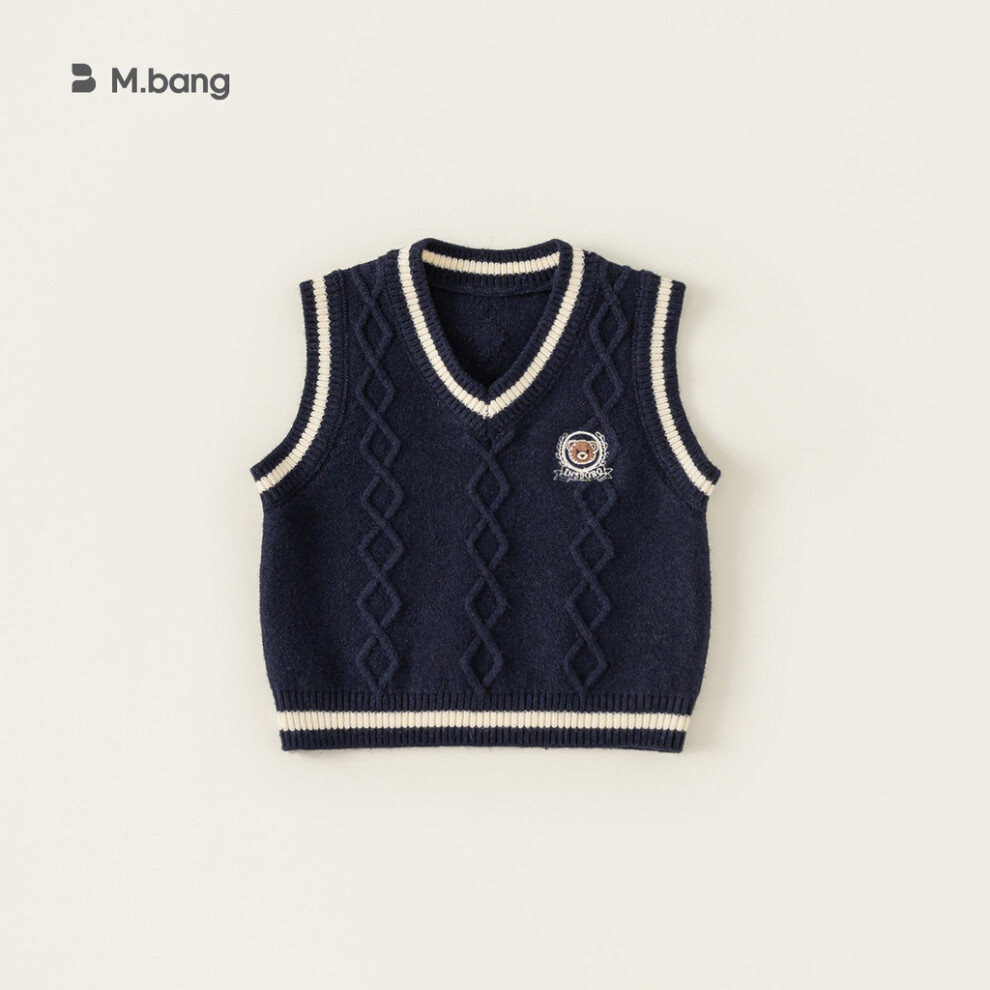 (Vest, 120cm) College Style Children Shirt Vest Plaid Skirt Three Piece For Set Spring-image-OPC-PHKPR6F-NEW