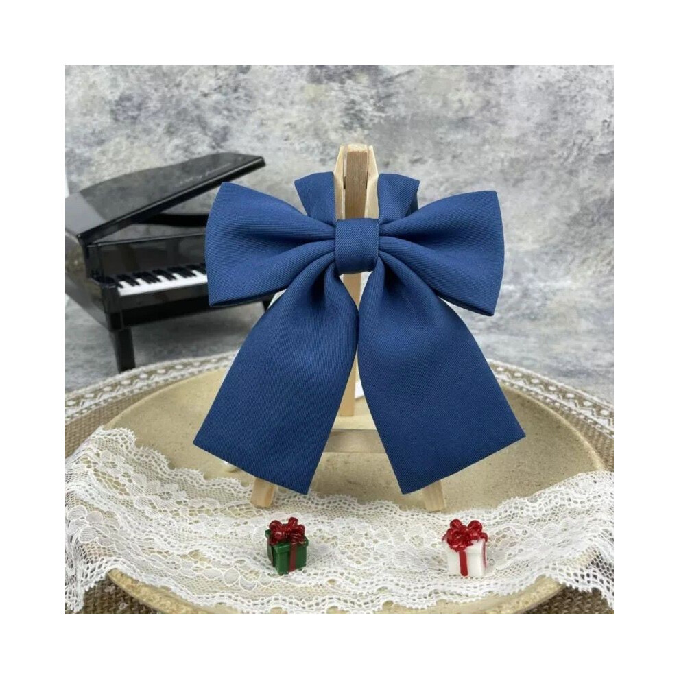 (StyleY) Fashion Solid Color Girls Student Tie With Polyester Fabric For Uniforms School-image-OPC-PHKQ57R-NEW