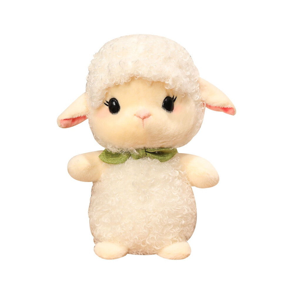 (White, 50cm/19.69in) Fluffy Sheep Plush Toy Pillow Cushion Kids Sleeping Buddy Decor Gift Ornament-image-OPC-PHKQTPY-NEW