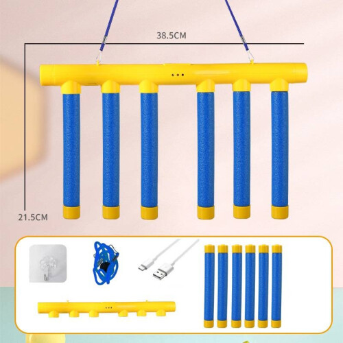 (Blue) Sticks Falling Reaction Training Tool Catching Toys Games Chidlren Interactive