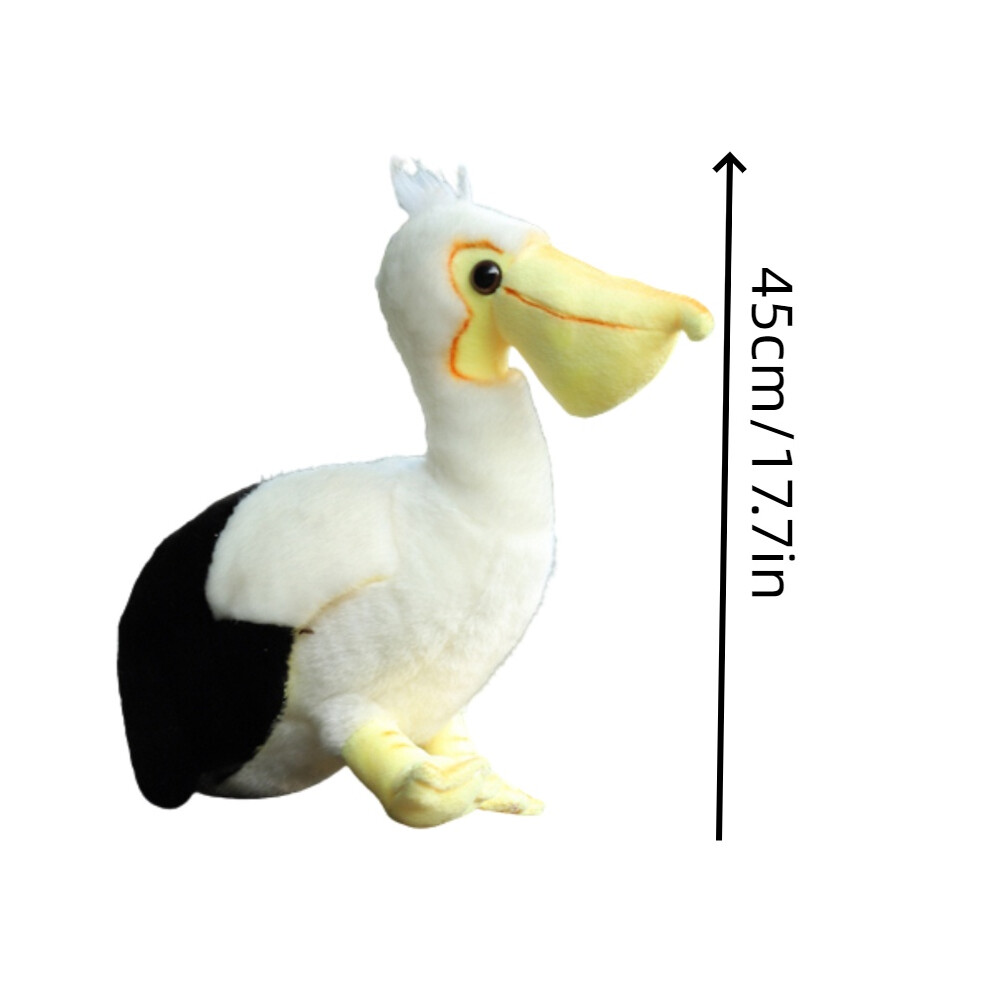 (Pelican, 45cm/17.7in) Birds Imitation Storks Pelicans Vultures Eagles Stuffed Dolls Decorations Toy-image-OPC-PHKR5GF-NEW
