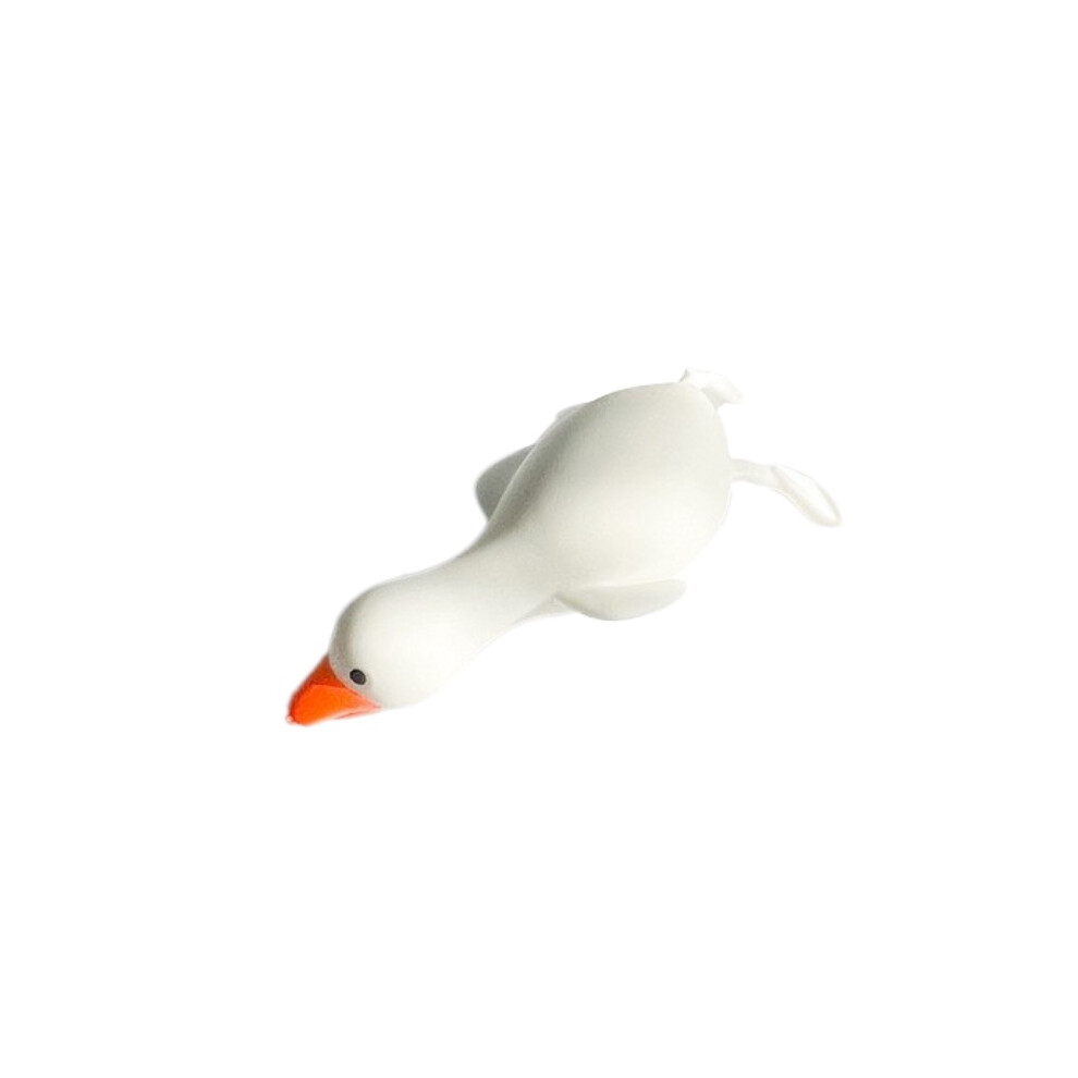 () Rebound Squishy Decompression Simulation Pinch Music Vent Toy Duck Goose White/Dark