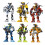 Factory Sixpack Hero Assembling Robot Model Toy Diy Creative Set Brick Building 11