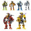 Factory Sixpack Hero Assembling Robot Model Toy Diy Creative Set Brick Building 5