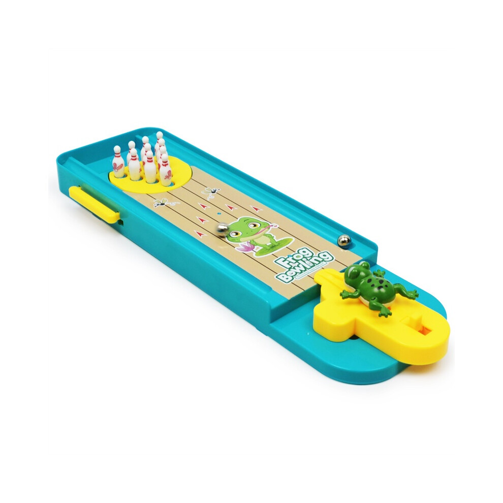 Tabletop Mini Interactive Bowling Game Cartoon Frog Interactive Gifts Toys Kids
