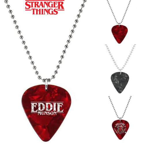 (Hellfire Club)Collar de bolas de púa Stranger Things Hellfire Club Eddie Munson 2
