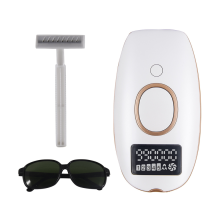 Dispositivo di epilazione IPL, aggiornamento a 999.999 flash (bianco)