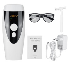 Epilatore laser a 5 velocità con display da 500.000 flash, epilatore per la rimozione dei peli del corpo