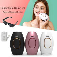 Epilatore per donne (rosa) Epilatore IPL Laser per la rimozione dei peli permanente di viso, corpo e