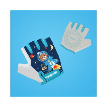 (orso Bianco-S (1 3T) S) Guanti estivi per bambini all'aperto con mezze dita, ragazzi e ragazze, per