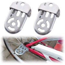 Seggiolino per bicicletta con schienale, braccioli e poggiapiedi, set per bambini, in similpelle, con