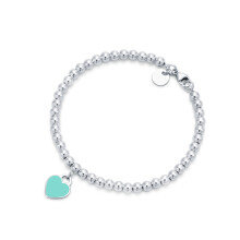 (Blu, 21 cm) Ritorno a Tiffany Cuore Blu Tiffany