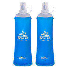 Borraccia pieghevole Azarxis in TPU morbido, con serbatoio d'acqua in gel pieghevole, portatile per