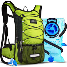 Zaino idrico Lunidry con sacca d'acqua da 3 litri, zaino idrico da corsa da 15 litri per uomo e donna,