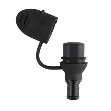 Adattatore per valvola di ricambio CamelBak QL Hydrolock e tappo antipolvere (nero)