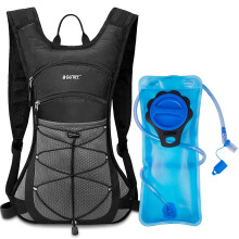 Zaino idrico G4Free per ciclismo, corsa, corsa con sacca idrica in PEVA da 2 litri per escursionismo