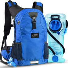 Zaino idrico Lunidry Hydration Pack con isolamento termico e sacca d'acqua a prova di perdite da 2 litri