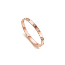 Gioielli placcati in oro cubico (oro rosa) per donne e ragazze