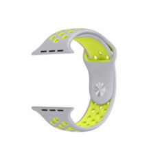 (Grigio argento giallo, 38 mm) Cinturino di ricambio per orologio sportivo Racelet