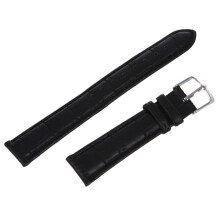Orologio con cinturino in pelle e fibbia in lega WatchU da 18 mm