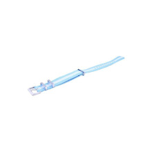 Cinturino in poliestere argentato da uomo, 22 mm, blu