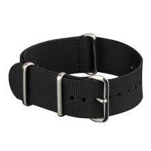 Cinturino per orologio Nato Slip-Thru da 22 mm con fibbia in acciaio inossidabile, cinturini per orologi