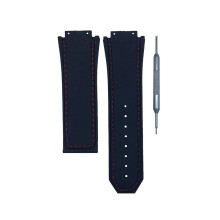 Cinturino per orologio in gomma nera da 30 mm per orologio Springt