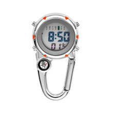 Orologio digitale con moschettone a clip, orologio con moschettone per escursionisti, alpinismo, attività