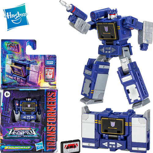 (Soundwave)[] Hasbro Transformers Generations Legacy Core Class Soundwave Collection Modello Azione