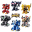 (6)Monkart Robot di trasformazione Moncha Pixie Vasper MEECARDS Bitroid Zero Draka Rarrken Leo Megaroid 2