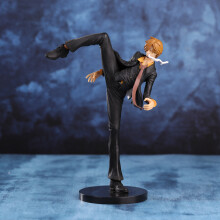 (sanji)Bandai 26 cm One Piece Anime Figure Sanji Action Figure Vinsmoke Sanji Figma PVC Modello Bambola