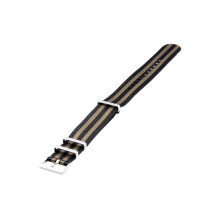Cinturino per orologio da uomo Ratio NATO21 22 in nylon per adulti - Nero