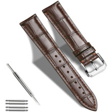 Cinturino per orologio TRISTRAPS in vera pelle da 18 mm a 24 mm, cinturino di ricambio per orologio