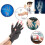 Compression Bamboo Arthritis Gloves, Half Finger Pressure Gloves Joint Elastic Compression Training Care Gloves 3