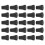 25pcs/Pack Heavy Duty Rubber Walking Stick Tips Ferrule Protectors Cane End Tips 4