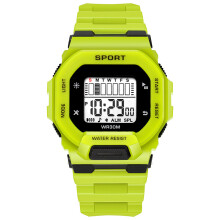 (Giallo) Nuovo orologio elettronico per bambini G Sports Shock impermeabile con quadrante grande digitale